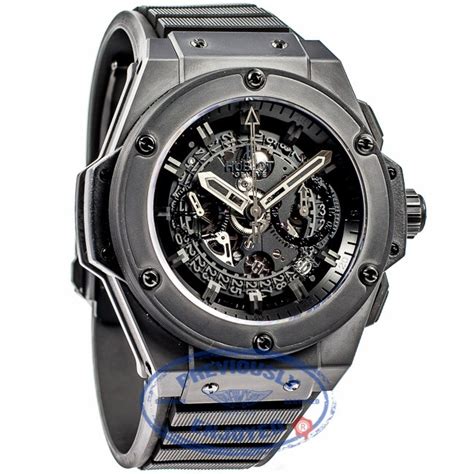 Hublot Big Bang King Power Unico Ceramic Case Skeleton Dial.